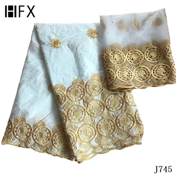 Bazin Riche Getzner African Wax Tissu Cotton Lace With 2 Yards Net Lace 2019 Jacquard Brocade Fabric L596 
Bazin Riche Getzner African Wax Tissu Cotton Lace With 2 Yards Net Lace 2019 Jacquard Brocade Fabric L596