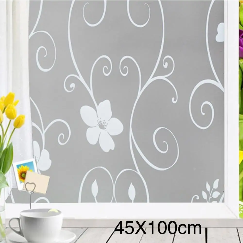 45x100cm Frosted Opaque Privacy Cover Glass Window Door Film Flower Sticker For Home Decor Adhesive Glass Self-Adhesive Sticker
45x100cm Frosted Opaque Privacy Cover Glass Window Door Film Flower Sticker For Home Decor Adhesive Glass Self-Adhesive Sticker