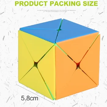 

Shengshou Legend 8 Axis Dino Magic Cube Puzzle SkewCube 5.8cm Twist Puzzles Professional Educational Kid Toys Games