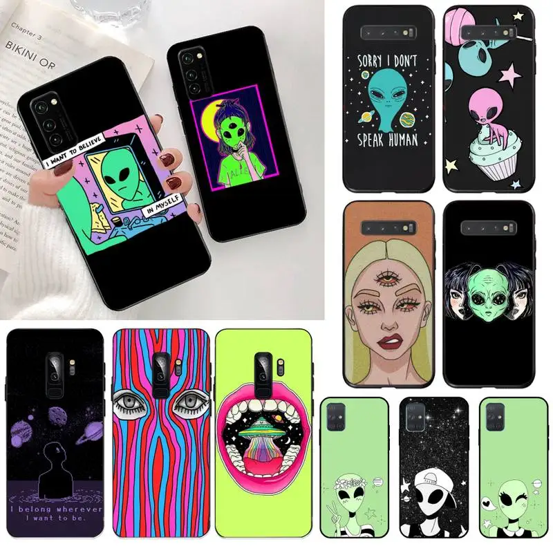 HPCHCJHM Aesthetics Cute Cartoon alien space Phone Cover Capa for Samsung S20 plus Ultra S6 S7 edge S8 S9 plus S10 5G lite 2020
HPCHCJHM Aesthetics Cute Cartoon alien space Phone Cover Capa for Samsung S20 plus Ultra S6 S7 edge S8 S9 plus S10 5G lite 2020