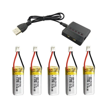 FFYY-5 Pcs Battery 3.7V 180 MAh with 5 in 1 Charger for RC Drone A20 A20W Spare Parts Lipo Battery RC Parts Drone Accessories
FFYY-5 Pcs Battery 3.7V 180 MAh with 5 in 1 Charger for RC Drone A20 A20W Spare Parts Lipo Battery RC Parts Drone Accessories