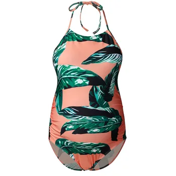 Swimwear Vintage Women Maternity Sexy&loose Suspender Leaf Print pregnant Swimsuit One Piece Bath Suit stretch Beachwear
Swimwear Vintage Women Maternity Sexy&loose Suspender Leaf Print pregnant Swimsuit One Piece Bath Suit stretch Beachwear