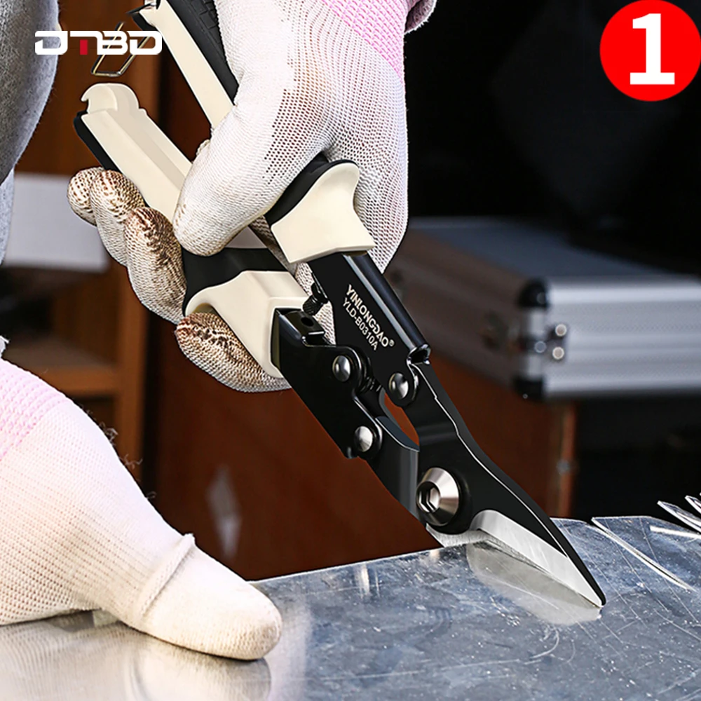 DTBD Metal Sheet Cutting Scissor Pvc Pipe Cutter Professional Industrial Shears Iron Scissors Multi-purpose Scissors Tin Snips
DTBD Metal Sheet Cutting Scissor Pvc Pipe Cutter Professional Industrial Shears Iron Scissors Multi-purpose Scissors Tin Snips