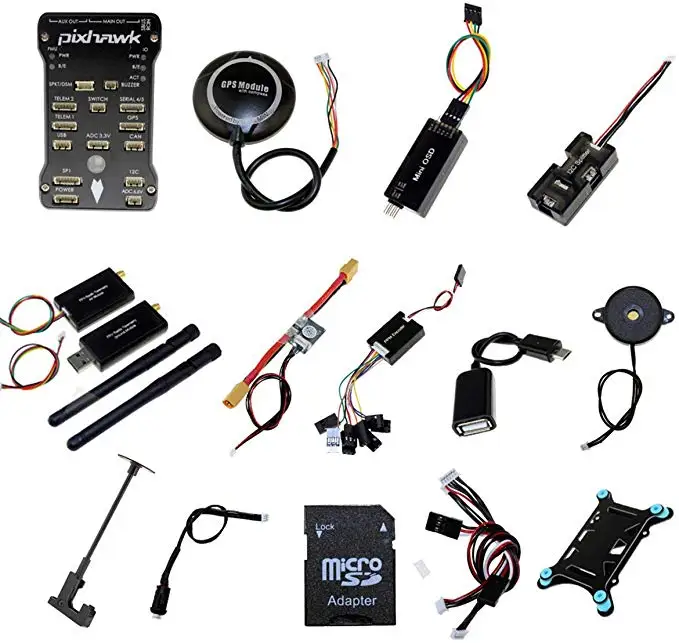 Pixhawk PX4 PIX 2.4.8 Flight Controller NEO-M8N GPS 3DR 915Mhz Radio Wireless Telemetry Set OSD Module PPM Module I2C Expand Mod
Pixhawk PX4 PIX 2.4.8 Flight Controller NEO-M8N GPS 3DR 915Mhz Radio Wireless Telemetry Set OSD Module PPM Module I2C Expand Mod