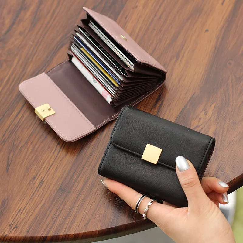 Women's Multi-card Bit Cute Leather Card Bag Ladies Simple Mini Card Clip Small Organ Card Bag Card Wallet Card Holder Wallet
Women's Multi-card Bit Cute Leather Card Bag Ladies Simple Mini Card Clip Small Organ Card Bag Card Wallet Card Holder Wallet