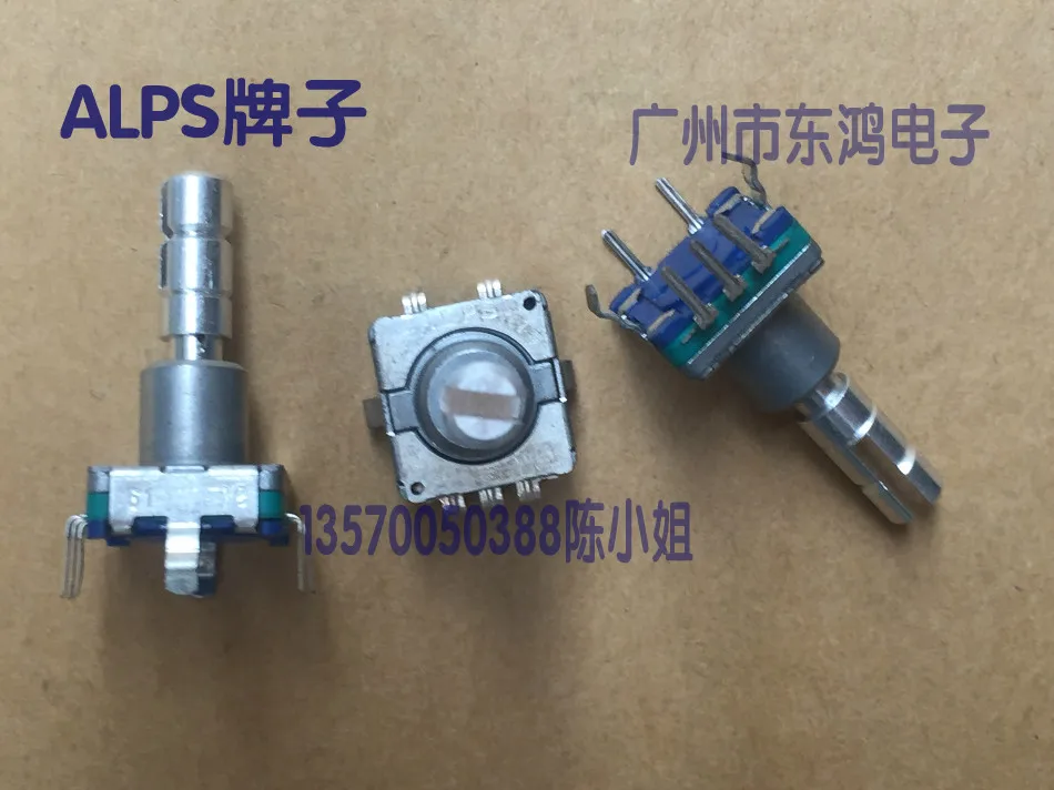 2PCS/LOT ALPS Alps EC11 encoder with switch 30 position number 15 points when the axial length of 19mm pulse
2PCS/LOT ALPS Alps EC11 encoder with switch 30 position number 15 points when the axial length of 19mm pulse