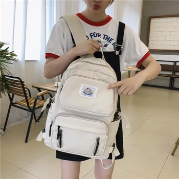 2020 large-capacity school bag female college student Korean backpack female shoulder school bag versatile fashion travel bag
2020 large-capacity school bag female college student Korean backpack female shoulder school bag versatile fashion travel bag
