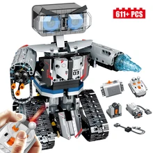 New Technic RC Robot 611 PCS Building Blocks City Series Smart Robot Car Weapon Future Weapon Brick Children Toy Kid Birthday Gi
New Technic RC Robot 611 PCS Building Blocks City Series Smart Robot Car Weapon Future Weapon Brick Children Toy Kid Birthday Gi