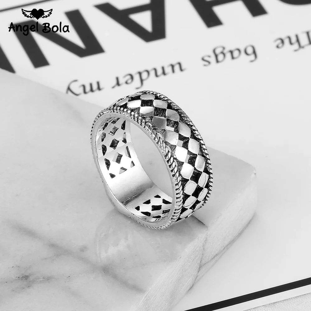 Buddha Ring Fashion Men's The Punk Rock Accessories Ancient Silver Checker Spinner Rings for Men USA Size 7-11 Free Shipping
Buddha Ring Fashion Men's The Punk Rock Accessories Ancient Silver Checker Spinner Rings for Men USA Size 7-11 Free Shipping