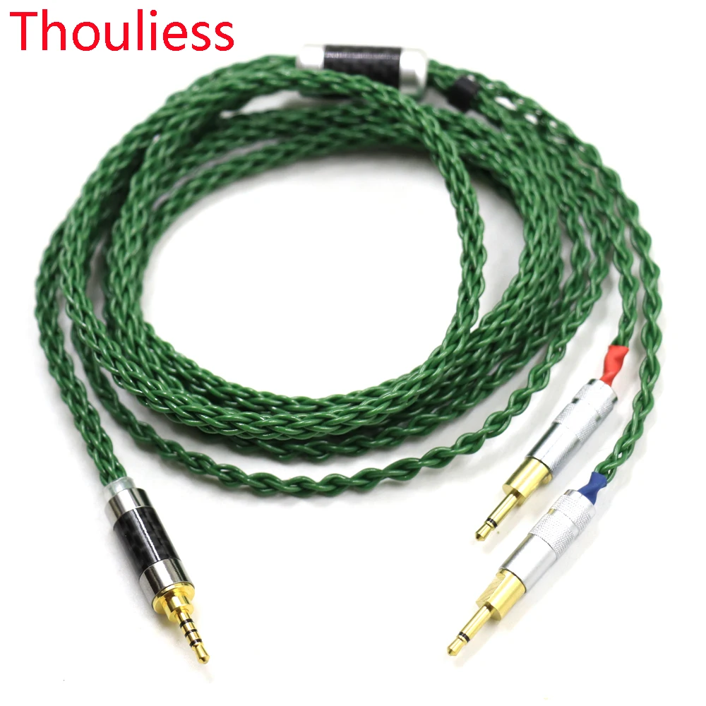 Thouliess 2.5mm/4.4mm/3.5mm Audio Cable Silver Plated Earphone Upgrade Replacement Cable for Sennheiser HD700 HD 700 Headphone
Thouliess 2.5mm/4.4mm/3.5mm Audio Cable Silver Plated Earphone Upgrade Replacement Cable for Sennheiser HD700 HD 700 Headphone