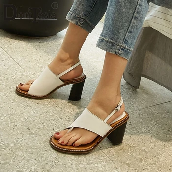 DORATASIA Elegant Female Genuine Leather Block Heels Brand Sewing Sandals Women Comfy Solid Open Toe High Heels Shoes Woman
DORATASIA Elegant Female Genuine Leather Block Heels Brand Sewing Sandals Women Comfy Solid Open Toe High Heels Shoes Woman