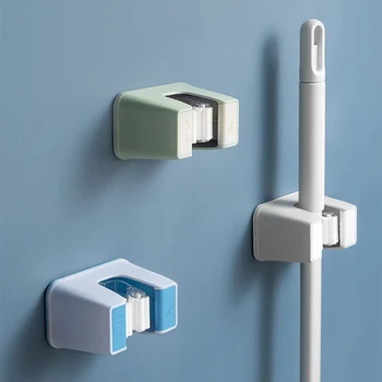 New Mop Broom Holder Wall Mounted Mop Holder Household Adhesive Storage Broom Hanger Mop Hook Racks Kitchen Bathroom Organizer 
New Mop Broom Holder Wall Mounted Mop Holder Household Adhesive Storage Broom Hanger Mop Hook Racks Kitchen Bathroom Organizer