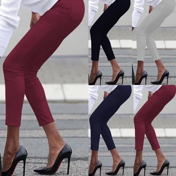 Vintage Sexy Mid Waist Pencil Pants Women 4 Colors Fashion Solid Cotton Trousers with Pockets Casual Aesthetic Streetwear Pant 
Vintage Sexy Mid Waist Pencil Pants Women 4 Colors Fashion Solid Cotton Trousers with Pockets Casual Aesthetic Streetwear Pant