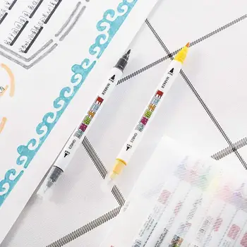 12 Color Watercolor Pen Kit DIY Crafts Greeting Card Art Marker Pen Painting Coloring Drawing Tool Home School Office Stationery
12 Color Watercolor Pen Kit DIY Crafts Greeting Card Art Marker Pen Painting Coloring Drawing Tool Home School Office Stationery