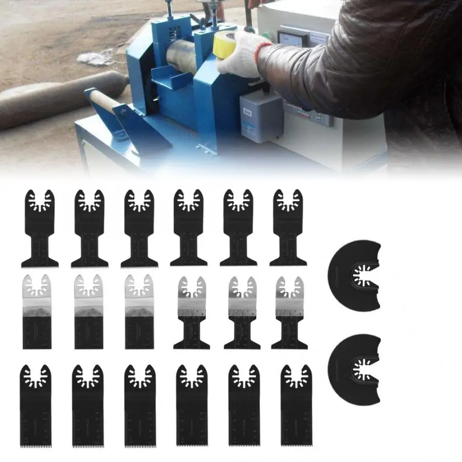 20Pcs Saw Blades Oscillating Multi Tool Accessories Kit for Repairing Cutting Accessories Domestic Delivery
20Pcs Saw Blades Oscillating Multi Tool Accessories Kit for Repairing Cutting Accessories Domestic Delivery