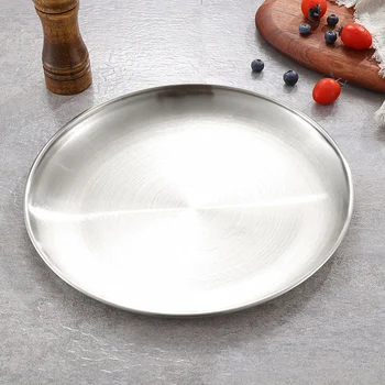 Dinner Plate Stainless Steel Snack Dishwasher Safe Feeding Dish Food Tray Dessert Kitchen Round For Serving Camping Kids Picnic
Dinner Plate Stainless Steel Snack Dishwasher Safe Feeding Dish Food Tray Dessert Kitchen Round For Serving Camping Kids Picnic