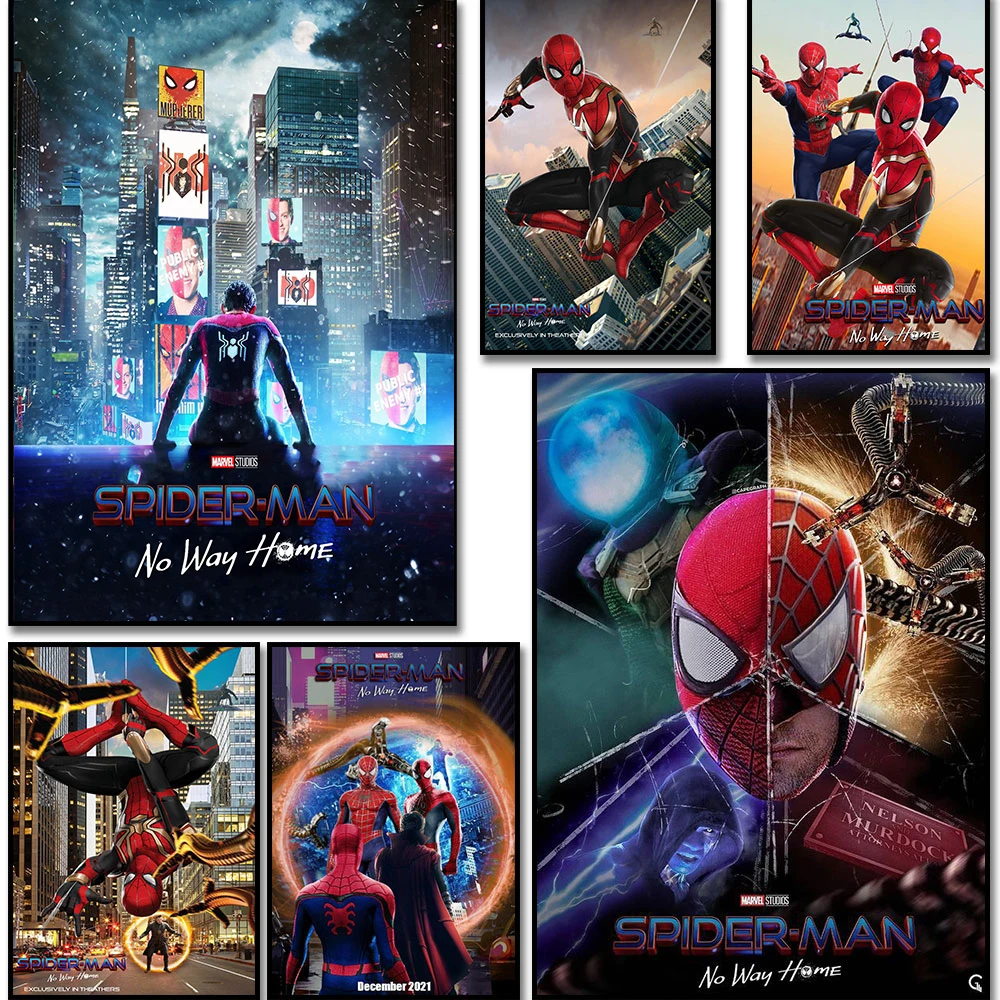 Marvel 2021 Hotest Films Spiderman No Way Home Canvas Paintings Print Wall Art Poster Animation Home Decor Pictures Best Gift
Marvel 2021 Hotest Films Spiderman No Way Home Canvas Paintings Print Wall Art Poster Animation Home Decor Pictures Best Gift