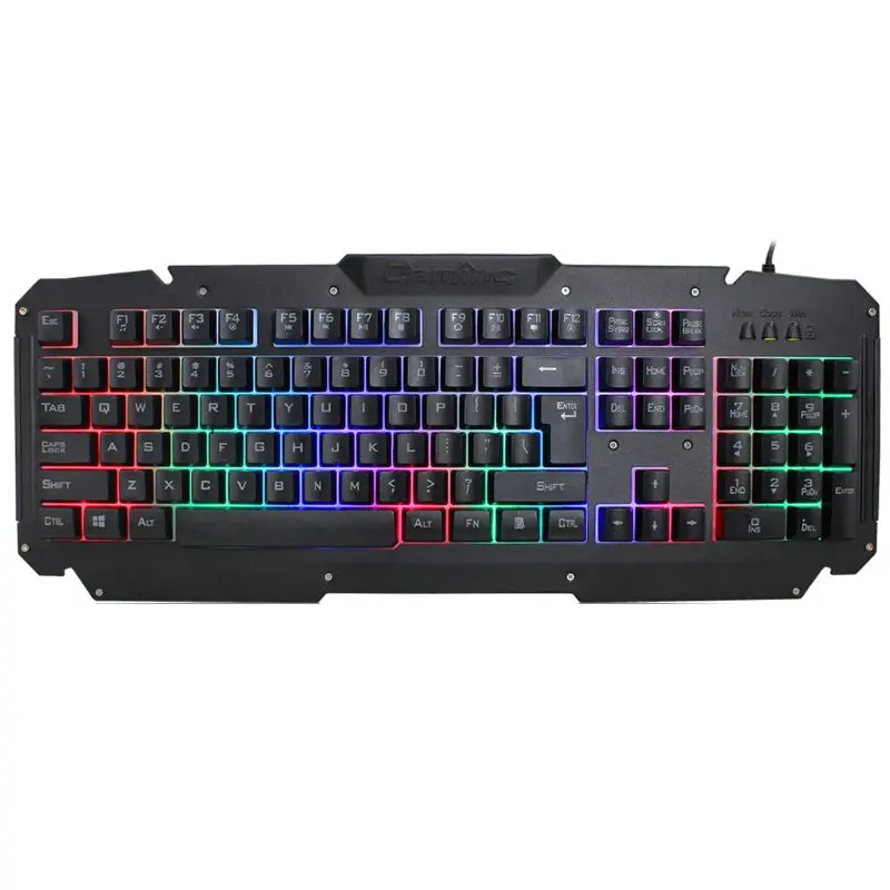 USB Wired Backlit Gaming Keyboard Mechanical Keyboard for Computer PC Laptop Game Player Equipment Accessories
USB Wired Backlit Gaming Keyboard Mechanical Keyboard for Computer PC Laptop Game Player Equipment Accessories