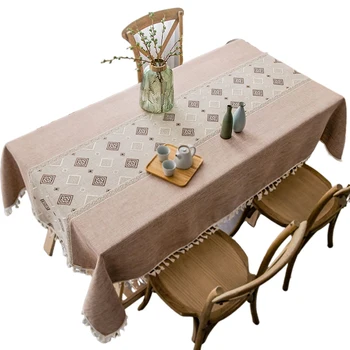 Luxury Rectangle Tablecloth Upscale Embroidered Relief Painting Pattern Table Cloth Pendant Tassel Christmas Decor Table Cover-B
Luxury Rectangle Tablecloth Upscale Embroidered Relief Painting Pattern Table Cloth Pendant Tassel Christmas Decor Table Cover-B