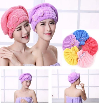 5pcs Wrapped Hair Towels Shower Cap Microfiber Bathroom Hats Solid Superfine Quickly Dry Hair Hat
5pcs Wrapped Hair Towels Shower Cap Microfiber Bathroom Hats Solid Superfine Quickly Dry Hair Hat