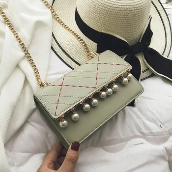 Female Pearl Pu Leather Crossbody Bags For Women 2020 Chain Shoulder Messenger Bag Ladies Hand Sling Luxury Handbags Designer
Female Pearl Pu Leather Crossbody Bags For Women 2020 Chain Shoulder Messenger Bag Ladies Hand Sling Luxury Handbags Designer