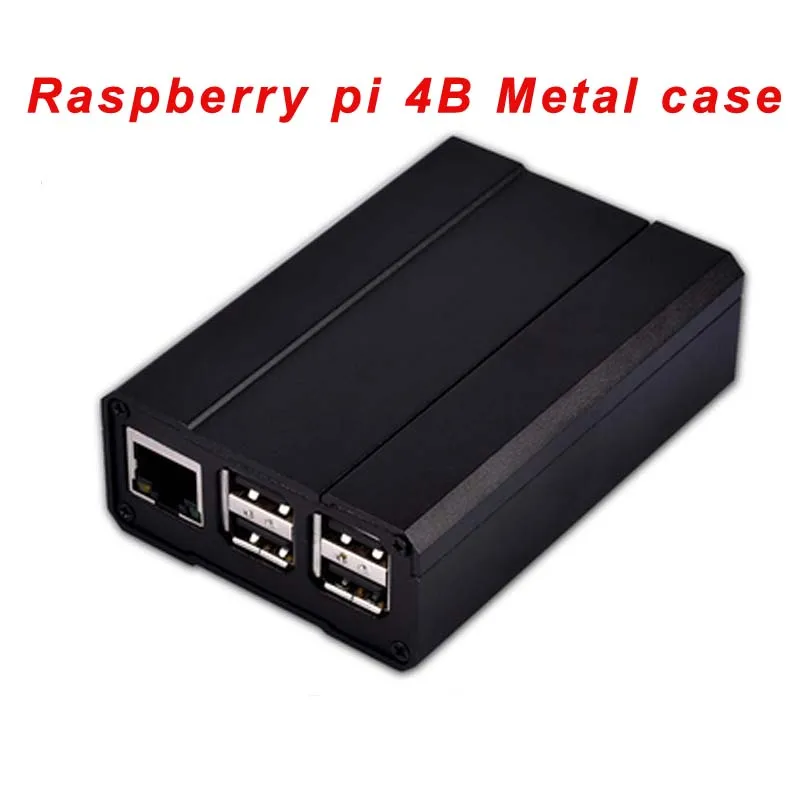Raspberry Pi 4 Aluminum Case Silver / Black Protective Hard Metal Alloy Box support Raspebrry Pi 4B
Raspberry Pi 4 Aluminum Case Silver / Black Protective Hard Metal Alloy Box support Raspebrry Pi 4B