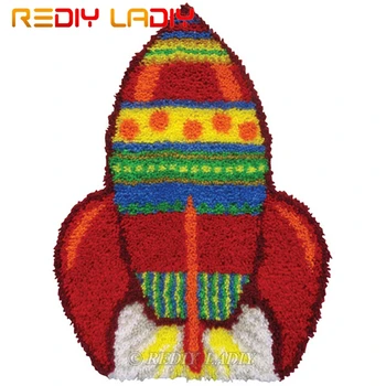Latch Hook Kits Make Your Own Rug Colorful Rocket Tapestry Crochet Cushion Mat DIY Carpet Rug Pre-Printed Canvas Hobby & Crafts
Latch Hook Kits Make Your Own Rug Colorful Rocket Tapestry Crochet Cushion Mat DIY Carpet Rug Pre-Printed Canvas Hobby & Crafts