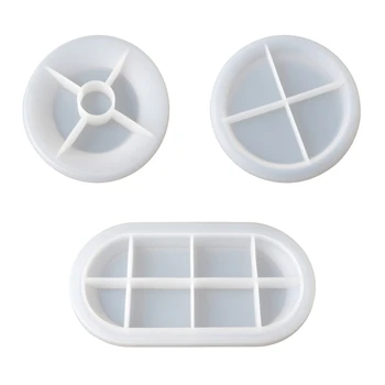 3 Pcs DIY Dish Tray Plate Casting Silicone Mould Set Crafts Jewelry Ring Container Making Tools Crystal Epoxy Resin Mold
3 Pcs DIY Dish Tray Plate Casting Silicone Mould Set Crafts Jewelry Ring Container Making Tools Crystal Epoxy Resin Mold
