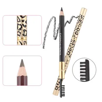 New 5 Colors Double Head Eyebrow Pencil Leopard Eyebrow Pencil With Brush Waterproof Sweatproof Long Lasting Eyebrow Pencil
New 5 Colors Double Head Eyebrow Pencil Leopard Eyebrow Pencil With Brush Waterproof Sweatproof Long Lasting Eyebrow Pencil