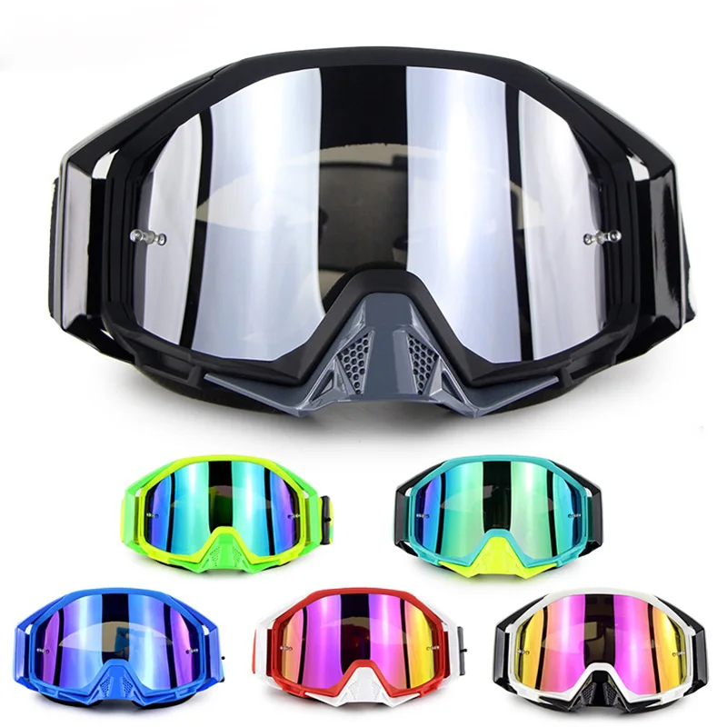 Skiing Goggles Motorcycle Protective ATV Dirt Bike Eyewear Flexible Cross Helmet Road Bike Face Mask Dustproof Motocross Goggles 
Skiing Goggles Motorcycle Protective ATV Dirt Bike Eyewear Flexible Cross Helmet Road Bike Face Mask Dustproof Motocross Goggles