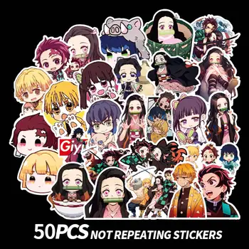 50Pcs Demon Slayer: Kimetsu no Yaiba Anime Sticker Nezuko Zenitsu Tsuyuri Kanawo Scrapbooking Stickers For Laptop Suitcase PVC 
50Pcs Demon Slayer: Kimetsu no Yaiba Anime Sticker Nezuko Zenitsu Tsuyuri Kanawo Scrapbooking Stickers For Laptop Suitcase PVC