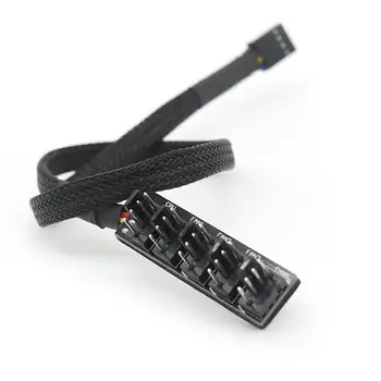 40cm 1 to 5 4-pins PWM CPU Cooler Case Chasis Cooling Fan Power Cable Hub Splitter Adapter
40cm 1 to 5 4-pins PWM CPU Cooler Case Chasis Cooling Fan Power Cable Hub Splitter Adapter