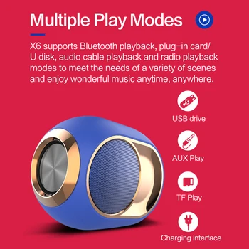 Bluetooth 5.0 Speaker Portable Wireless TWS Subwoofer TF USB AUX FM with Mic Multi-function Hot Sale Speaker
Bluetooth 5.0 Speaker Portable Wireless TWS Subwoofer TF USB AUX FM with Mic Multi-function Hot Sale Speaker