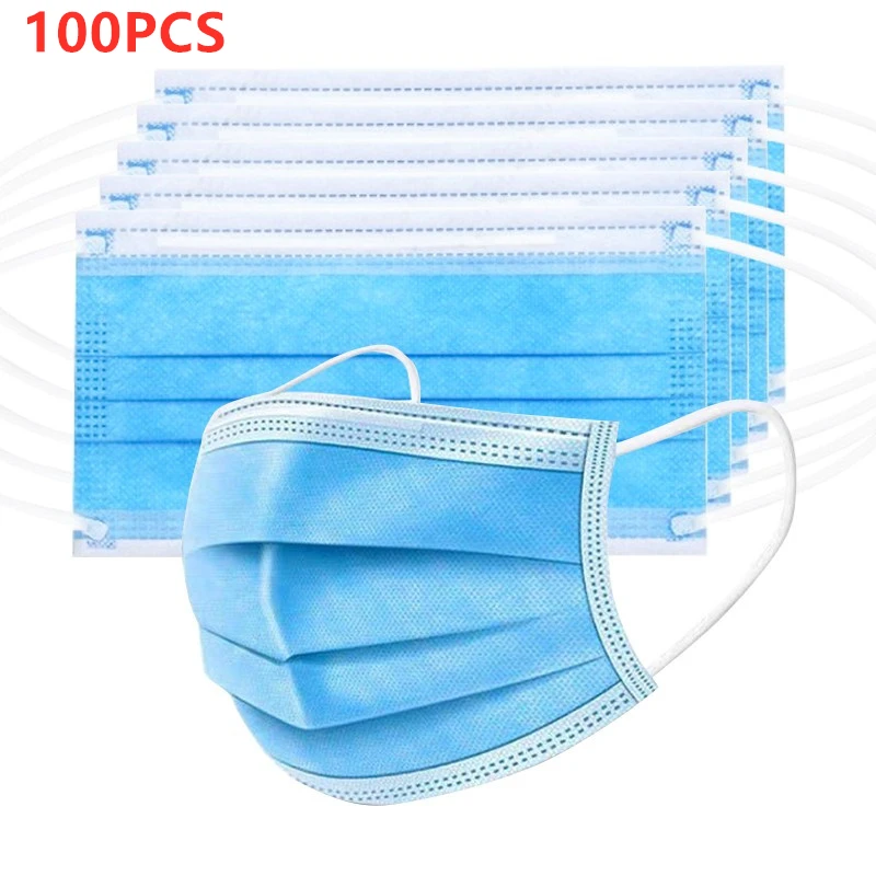 100PCS Disposable Mask Three-layer Filter Face Mask Adult Breathable Dustproof Protective Mouth and Nose Mask Unisex Daily Masks
100PCS Disposable Mask Three-layer Filter Face Mask Adult Breathable Dustproof Protective Mouth and Nose Mask Unisex Daily Masks