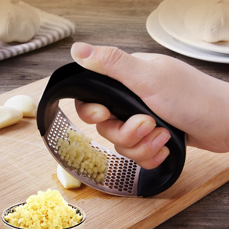 304 Stainless Steel Garlic Press Household Manual Garlic Press Garlic Grinding Slicer Cooking Gadgets Tool Kitchen Accessories
304 Stainless Steel Garlic Press Household Manual Garlic Press Garlic Grinding Slicer Cooking Gadgets Tool Kitchen Accessories