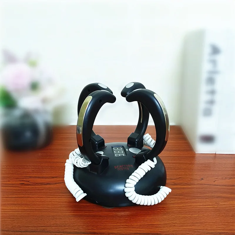 Lightning Reaction Game Lie Detector Micro Electric Shock Party Trick Trick Heartbeat Desktop Pressure Reduction Toy
Lightning Reaction Game Lie Detector Micro Electric Shock Party Trick Trick Heartbeat Desktop Pressure Reduction Toy