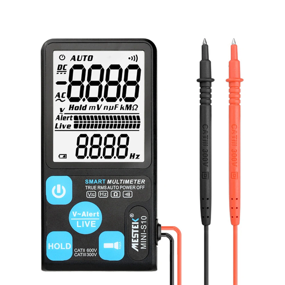 MESTEK Ultra-thin Digital Intelligent Multimeter Multifunctional Multimeters RMS Voltage Resistance Meter with 3.5 Inch Screen
MESTEK Ultra-thin Digital Intelligent Multimeter Multifunctional Multimeters RMS Voltage Resistance Meter with 3.5 Inch Screen