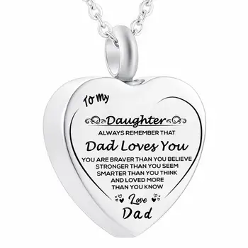 Cremation Heart Pendant Engraved Necklace Keepsake Urn Perfume Necklace For Ashes Memorial Jewelry Mementos Gifts for Mom Dad
Cremation Heart Pendant Engraved Necklace Keepsake Urn Perfume Necklace For Ashes Memorial Jewelry Mementos Gifts for Mom Dad