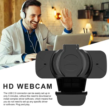 Web Camera Dual Microphones 1080P USB Webcam with Privacy Cover W8 Durable PC for Household Computer Safety Parts 
Web Camera Dual Microphones 1080P USB Webcam with Privacy Cover W8 Durable PC for Household Computer Safety Parts