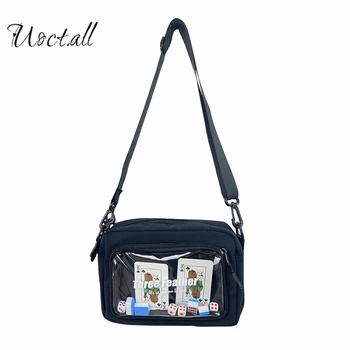 HOT Transparent Small Bag Fashion Student Personality Tooling Messenger Bag Female Ins Cool Bag Male Dice Mahjong Poker Bag
HOT Transparent Small Bag Fashion Student Personality Tooling Messenger Bag Female Ins Cool Bag Male Dice Mahjong Poker Bag