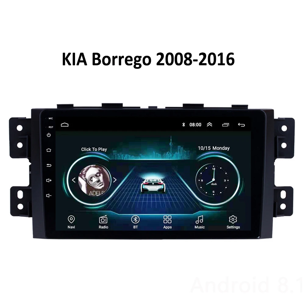 9 inch Android 8.1 car dvd GPS Navigation kia borrego / mohave 2008-2012 With Bluetooth/USB/Radiocar multimedia for kia mohave
9 inch Android 8.1 car dvd GPS Navigation kia borrego / mohave 2008-2012 With Bluetooth/USB/Radiocar multimedia for kia mohave