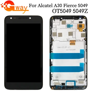 For 5.5'' For Alcatel A30 Fierce OT5049 5049 5049Z Revvl 5049W LCD Display+Touch Screen Digitizer Assembly With Frame+Free Tools
For 5.5'' For Alcatel A30 Fierce OT5049 5049 5049Z Revvl 5049W LCD Display+Touch Screen Digitizer Assembly With Frame+Free Tools
