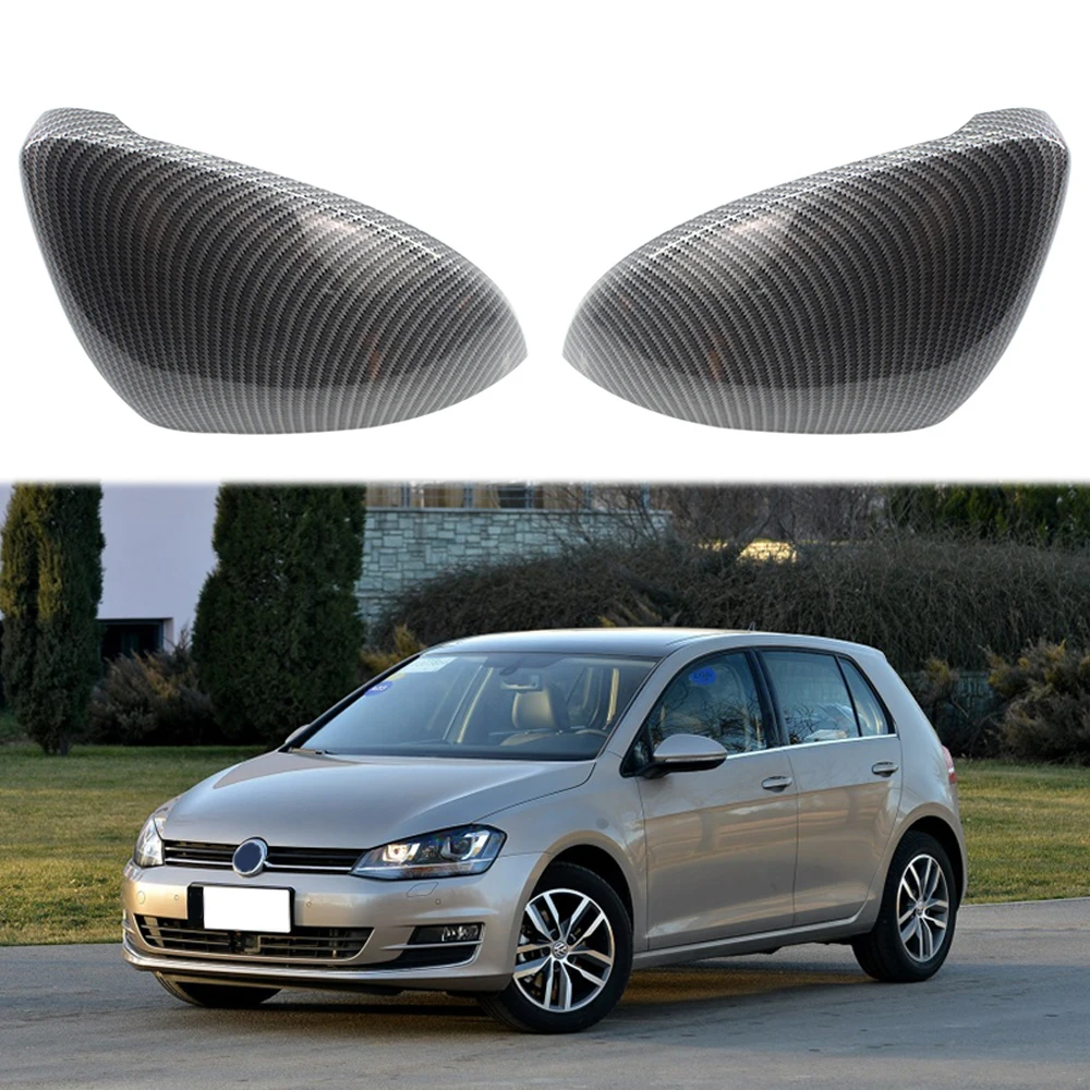 Side Wing Rear View Rearview Mirror Cover For Golf 7 MK7 2014 - 2018 Carbon Fiber Replacement Trim Car Styling Auto Accessorie 
Side Wing Rear View Rearview Mirror Cover For Golf 7 MK7 2014 - 2018 Carbon Fiber Replacement Trim Car Styling Auto Accessorie