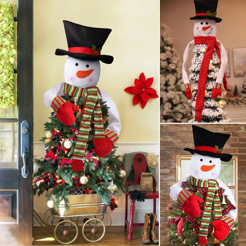 christmas snowman xmas tree decoration festival party home decor