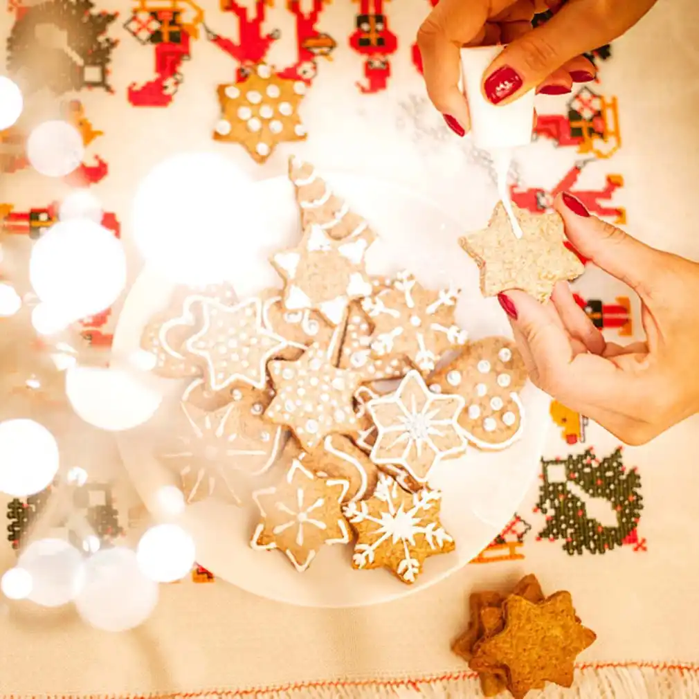 stainless steel christmas tree series home kitchen diy biscuit