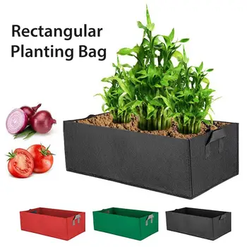 1pcs Fabric Raised Garden Bed Square Garden Flower Grow Bag Vegetable Planting Bag Planter Pot With Handles For Plants Flower 
1pcs Fabric Raised Garden Bed Square Garden Flower Grow Bag Vegetable Planting Bag Planter Pot With Handles For Plants Flower