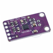 MAX9814 High-Performance Microphone AGC Amplifier Module for Arduino Programmable Attack and Release Ratio
MAX9814 High-Performance Microphone AGC Amplifier Module for Arduino Programmable Attack and Release Ratio