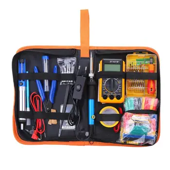 New 389pcs Soldering Irons Kit with Digital Multimeter 60W Adjustable Temperature Welding Tool 332Pcs Heat Shrink Tubing Repair
New 389pcs Soldering Irons Kit with Digital Multimeter 60W Adjustable Temperature Welding Tool 332Pcs Heat Shrink Tubing Repair