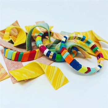KSRA 2020 Fashion INS Colorful Bracelets Tile Beads Bracelet Handmade Jewelry Women Various Bracelet Sets Holiday Gift
KSRA 2020 Fashion INS Colorful Bracelets Tile Beads Bracelet Handmade Jewelry Women Various Bracelet Sets Holiday Gift