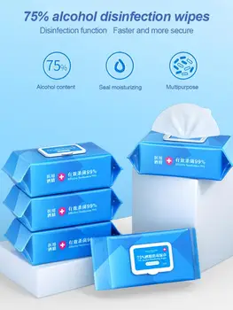 80 Sheets Alcohol Wipes 99% Disinfection Wipes Moisturizing Sterilizing #CW
80 Sheets Alcohol Wipes 99% Disinfection Wipes Moisturizing Sterilizing #CW